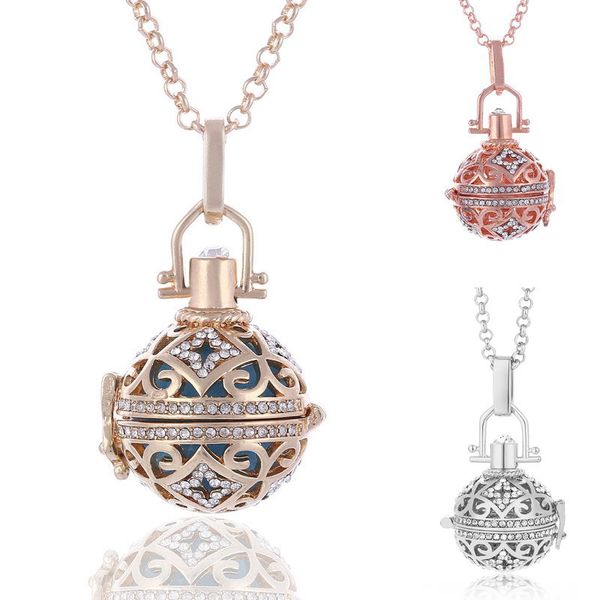 aromatherapy diffuser pendants with 31 inches chain hollow out essential oil necklace fashion jewelry 3 colors, Silver
aromatherapy diffuser pendants with 31 inches chain hollow out essential oil necklace fashion jewelry 3 colors, Silver