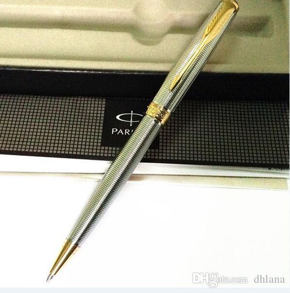 Free Shipping Good Quality Fashion Parker Sonnet Fast Writing Ballpoint Pen Executive Pen Office School Suppliers Pens Stationery Refills