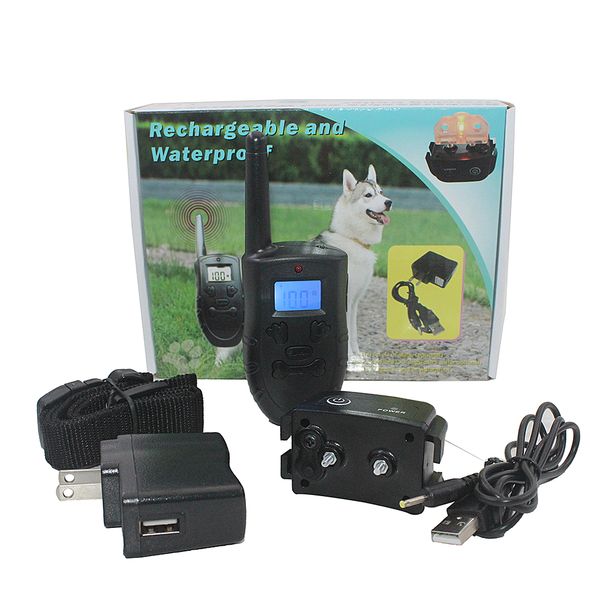 anti-barking dog training collar harmless rechargeable and rainproof 330yd remote distance dog collar suit for all size dogs (10-100 pounds
anti-barking dog training collar harmless rechargeable and rainproof 330yd remote distance dog collar suit for all size dogs (10-100 pounds