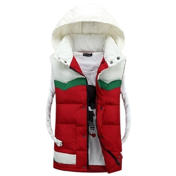 fall-sleeveless hoodie vest green winter stylish waistcoat men casual down cotton padded spliced colors blue red yellow black xxxl, Black;white
fall-sleeveless hoodie vest green winter stylish waistcoat men casual down cotton padded spliced colors blue red yellow black xxxl, Black;white