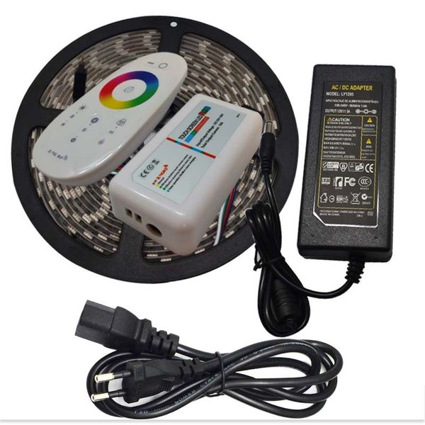 16.4ft 5m high bright 300leds smd5050 rgb kit led strip light+ touch rf remote controller+dc12v power supply
16.4ft 5m high bright 300leds smd5050 rgb kit led strip light+ touch rf remote controller+dc12v power supply