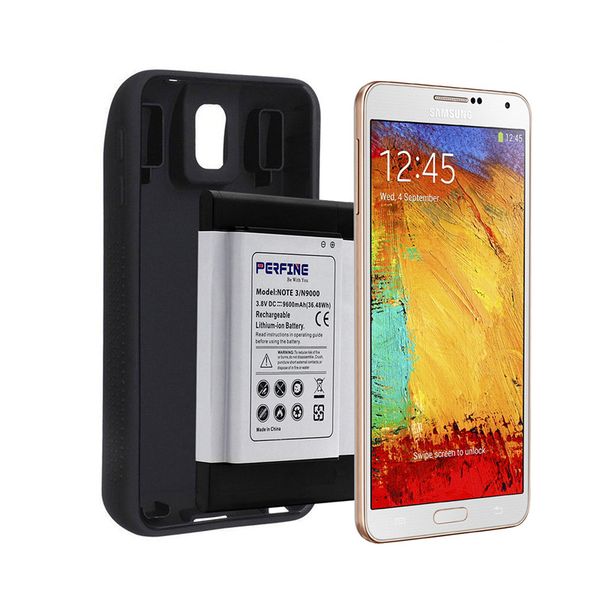 Perfine B800BC 9600mAh Extended Battery For Samsung Galaxy Note 3 N9000 Cell Phone NFC Battery+ Full Edge Protective TPU Case Cover Non-slip
Perfine B800BC 9600mAh Extended Battery For Samsung Galaxy Note 3 N9000 Cell Phone NFC Battery+ Full Edge Protective TPU Case Cover Non-slip