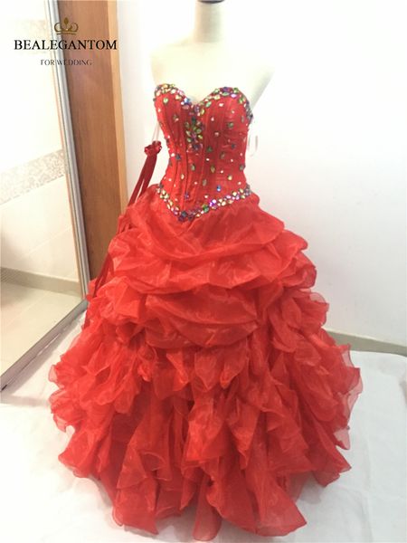 2017 fashion red crystal ball gown quinceanera dresses with sequined organza plus size sweet 16 dresses vestido debutante gowns bq19, Blue;red
2017 fashion red crystal ball gown quinceanera dresses with sequined organza plus size sweet 16 dresses vestido debutante gowns bq19, Blue;red