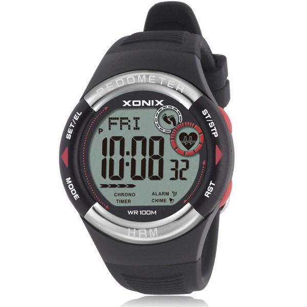 wholesale- xonix 2016 new women watch men's multi-function waterproof smart sports watch hrm3 heart late fitness tracker pedometer pair, Slivery;brown
wholesale- xonix 2016 new women watch men's multi-function waterproof smart sports watch hrm3 heart late fitness tracker pedometer pair, Slivery;brown