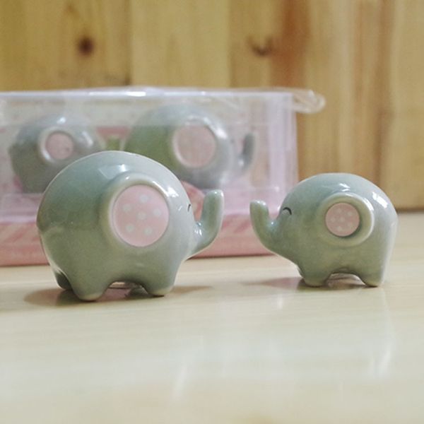 200pcs/100box "Mommy and Me" lovely elephant Ceramic Salt and Pepper Shaker wedding favor baby shower party gift
200pcs/100box "Mommy and Me" lovely elephant Ceramic Salt and Pepper Shaker wedding favor baby shower party gift