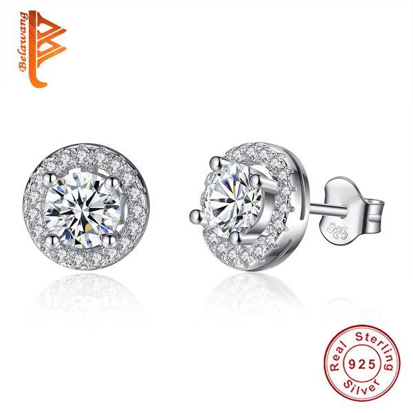 BELAWANG New Item Vintage Elegance Stud Earrings with Clear CZ 925 Sterling Silver Round Austria Crystal Earrings Fashion Women Jewelry Gift
BELAWANG New Item Vintage Elegance Stud Earrings with Clear CZ 925 Sterling Silver Round Austria Crystal Earrings Fashion Women Jewelry Gift