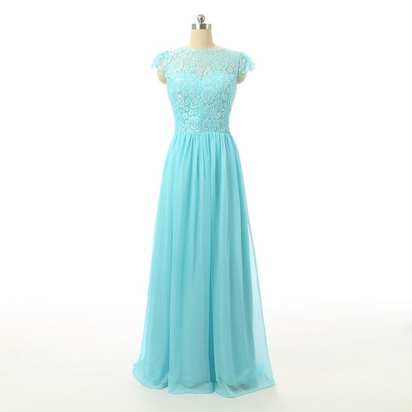 bateau neck lace chiffon bridesmaid dress lace up 2018 elegant long wedding party dress fast shipping, White;pink
bateau neck lace chiffon bridesmaid dress lace up 2018 elegant long wedding party dress fast shipping, White;pink