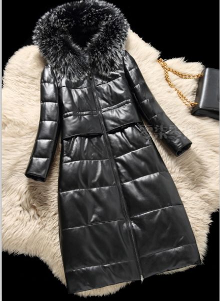 new women's luxury winter genuine sheepskin leather natural raccoon fur hooded duck down warm long parka coat casacos 3xl, Black
new women's luxury winter genuine sheepskin leather natural raccoon fur hooded duck down warm long parka coat casacos 3xl, Black