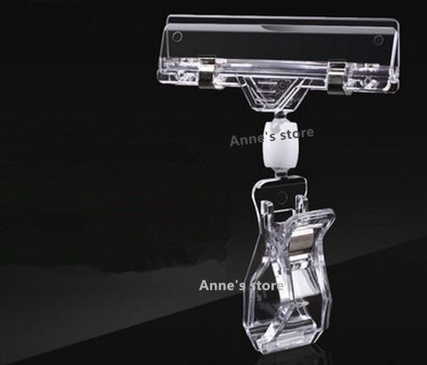 50pcs clear plastic sign paper memo card holder display pop swivel double promotion clips label holder snap
50pcs clear plastic sign paper memo card holder display pop swivel double promotion clips label holder snap