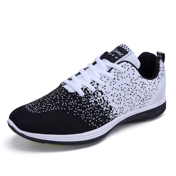 men casual shoes 2017 spring/autumn lace-up style breathable mesh fashion flat youth lover shoes, Black
men casual shoes 2017 spring/autumn lace-up style breathable mesh fashion flat youth lover shoes, Black
