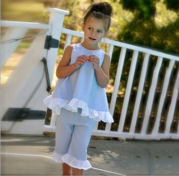 new summer ins grid set kids girl lattice outfits petals side big bow vest and pant suit baby clothes, White
new summer ins grid set kids girl lattice outfits petals side big bow vest and pant suit baby clothes, White