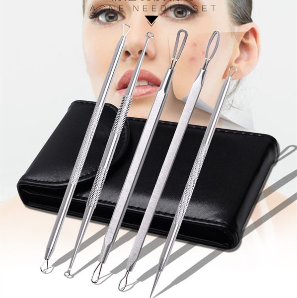 facial care cleansing tools 5 in 1 blackhead and blemish remover / esthetician skin care tool kit, black
facial care cleansing tools 5 in 1 blackhead and blemish remover / esthetician skin care tool kit, black