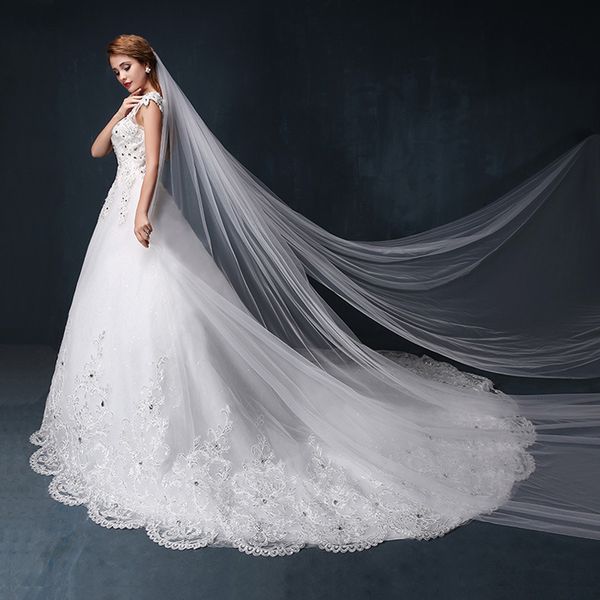 wedding veils wedding veil headpieces for wedding bridal accessories bridal veils two-layer simple long veils with comb 3 yard length, Black
wedding veils wedding veil headpieces for wedding bridal accessories bridal veils two-layer simple long veils with comb 3 yard length, Black