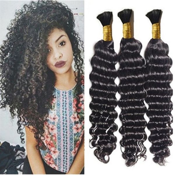 Brazilian human hair braiding hair bulk 3pc et new arrival deep wave unproce ed hair high quality
Brazilian human hair braiding hair bulk 3pc et new arrival deep wave unproce ed hair high quality