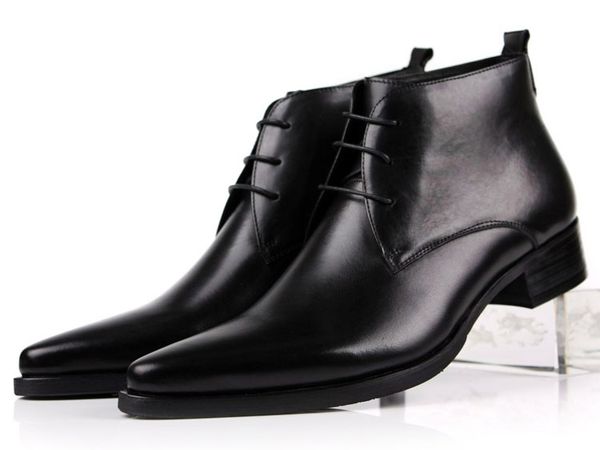 wholesale- large size eur46 pointed toe mens dress shoes brown / black mens ankle boots wedding shoes genuine leather mens business shoes
wholesale- large size eur46 pointed toe mens dress shoes brown / black mens ankle boots wedding shoes genuine leather mens business shoes