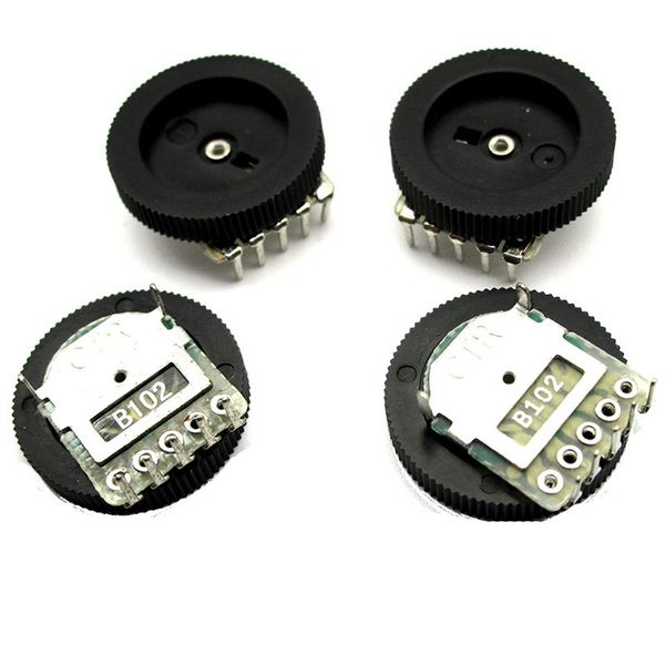 the new b102 1k 16*2mm 5 foot double potentiometer volume control dial gear turbo potentiometer
the new b102 1k 16*2mm 5 foot double potentiometer volume control dial gear turbo potentiometer