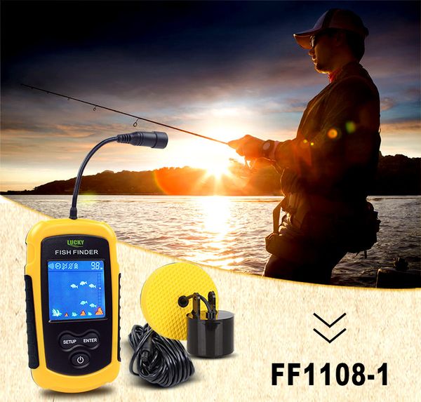 lucky wired sonar fish finder fishing gear visual fish detector max 100m depth 45° detect fishes alarm,sea river lake ice ffc1108-1
lucky wired sonar fish finder fishing gear visual fish detector max 100m depth 45° detect fishes alarm,sea river lake ice ffc1108-1