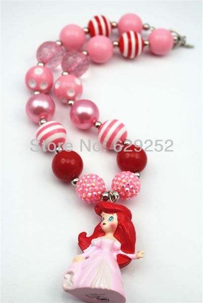 fashion jewelry cartoon character princess pendant chunky bubblegum beaded girl necklace for kids pink cb217, Silver
fashion jewelry cartoon character princess pendant chunky bubblegum beaded girl necklace for kids pink cb217, Silver