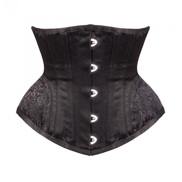 hourglass waist training corset women 16 steel bones underbust waist taming corsets with brocade embroidery hip panels waist trainer, Black;white
hourglass waist training corset women 16 steel bones underbust waist taming corsets with brocade embroidery hip panels waist trainer, Black;white