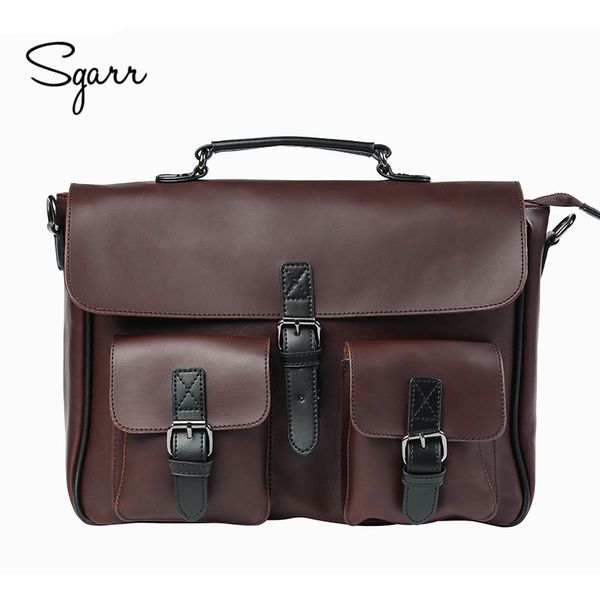 wholesale- crazy horse pu leather men's briefcase vintage men messenger bags shoulder bag men business handbags contract bags lapbag
wholesale- crazy horse pu leather men's briefcase vintage men messenger bags shoulder bag men business handbags contract bags lapbag