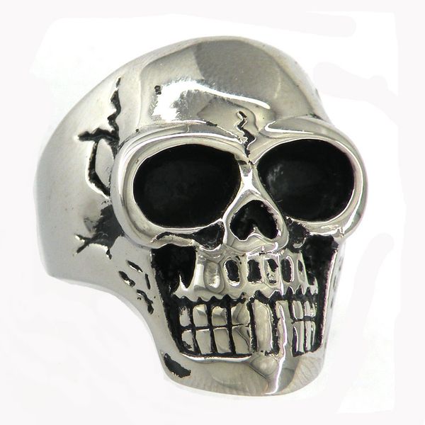 fanssteel stainless steel punk vintage mens or womens jewelry ghost skull signet ring medallion ring biker ring 08w30, Silver
fanssteel stainless steel punk vintage mens or womens jewelry ghost skull signet ring medallion ring biker ring 08w30, Silver