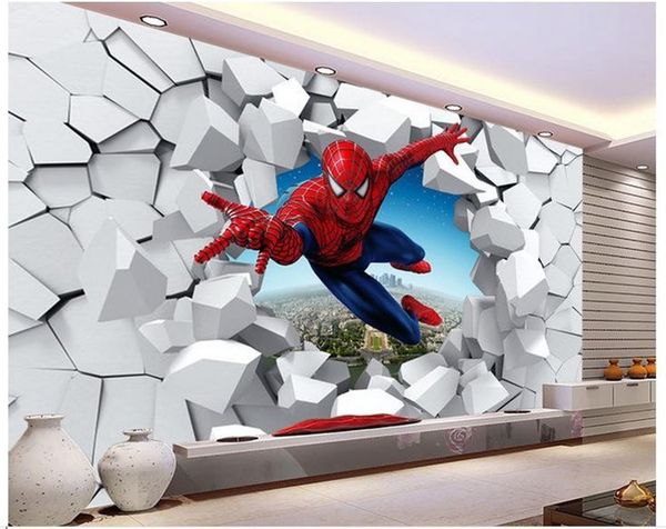 large murals 3 d spiderman, batman, iron man personality background cartoon wallpaper wallpaper murals children room
large murals 3 d spiderman, batman, iron man personality background cartoon wallpaper wallpaper murals children room