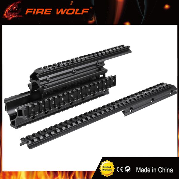 FIRE WOLF Aluminum Saiga 12-Gauge Accessory Mount System Forend with 2 Top Slots Attach Optics and Accessories 
FIRE WOLF Aluminum Saiga 12-Gauge Accessory Mount System Forend with 2 Top Slots Attach Optics and Accessories