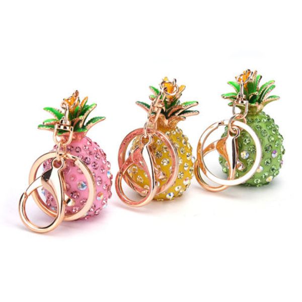 pineapple bling crystal rhinestone keychain phone charms key chain handbag pendant metal keyring gift
pineapple bling crystal rhinestone keychain phone charms key chain handbag pendant metal keyring gift