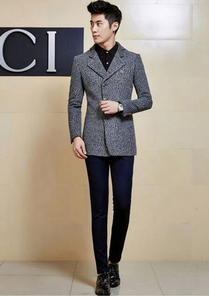 men's autumn/winter in europe and the leisure fashion new han edition cultivate one's morality cloth trench coat 457 / m-2xl, Black
men's autumn/winter in europe and the leisure fashion new han edition cultivate one's morality cloth trench coat 457 / m-2xl, Black