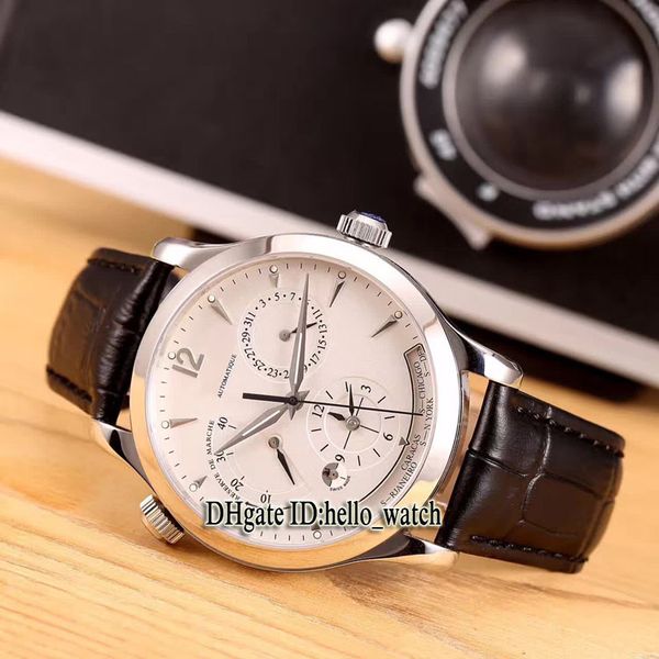 Высокое качество Master Control Master Geographic Q1428421 Белый циферблат GMT Резерв хода GMT Автоматические мужские часы Кожаный ремешок
Высокое качество Master Control Master Geographic Q1428421 Белый циферблат GMT Резерв хода GMT Автоматические мужские часы Кожаный ремешок