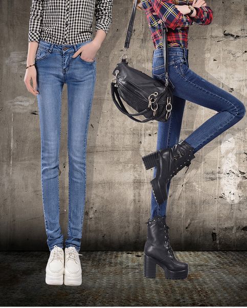 nice gift women's jeans stretch cowboy trousers are thin buttocks pencil pants jw056 womens jean, Blue
nice gift women's jeans stretch cowboy trousers are thin buttocks pencil pants jw056 womens jean, Blue