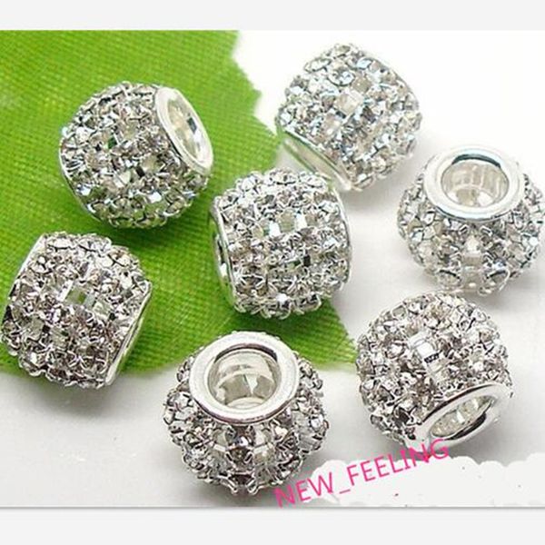 50pcs/Lot Fashion Hollow Silver plated Clear Rhinestone metal Beads for Jewelry Making DIY Beads for Bracelet Wholesale in Bulk Low Price
50pcs/Lot Fashion Hollow Silver plated Clear Rhinestone metal Beads for Jewelry Making DIY Beads for Bracelet Wholesale in Bulk Low Price