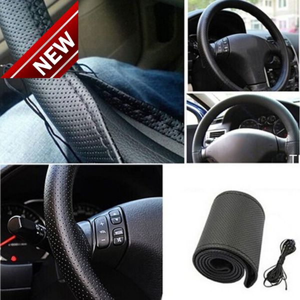 2017 all size 36-40cm car styling genuine leather auto car steering wheel cover cap anti-slip car decoration with needles and thread
2017 all size 36-40cm car styling genuine leather auto car steering wheel cover cap anti-slip car decoration with needles and thread