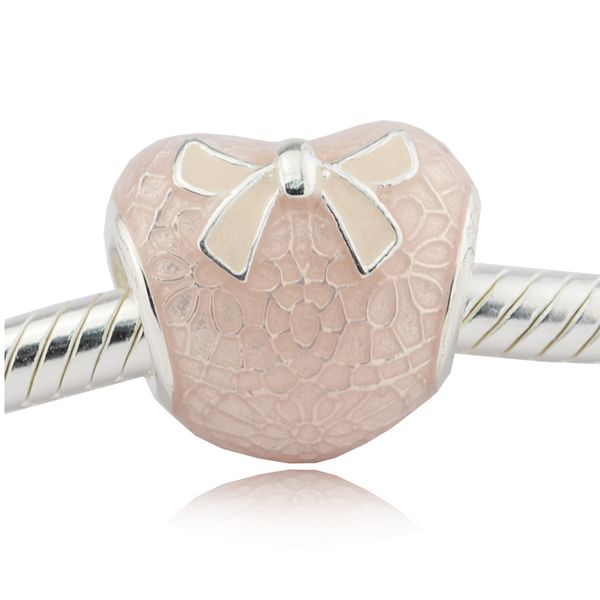 pink bow & lace heart rose pink enamel beads fits pandora chain bracelet sterling silver jewelry making charms for woman diy beads
pink bow & lace heart rose pink enamel beads fits pandora chain bracelet sterling silver jewelry making charms for woman diy beads