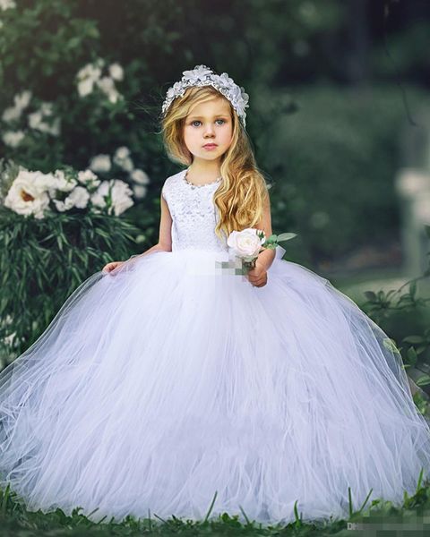 white ball gown flower girl dresses for vintage wedding jewel neck lace open back sash 2019 baby child first holy communion dresses, White;blue
white ball gown flower girl dresses for vintage wedding jewel neck lace open back sash 2019 baby child first holy communion dresses, White;blue