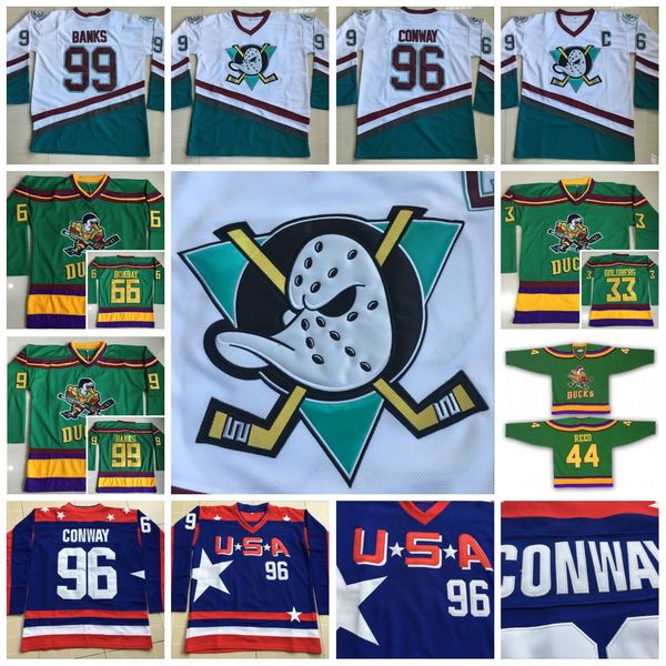 1996 06 anaheim mighty duck movie jer ey u a 96 charlie conway 66 gordon bombay 33 greg goldberg 99 adam bank potbank hockey jer ey, Black;red
1996 06 anaheim mighty duck movie jer ey u a 96 charlie conway 66 gordon bombay 33 greg goldberg 99 adam bank potbank hockey jer ey, Black;red