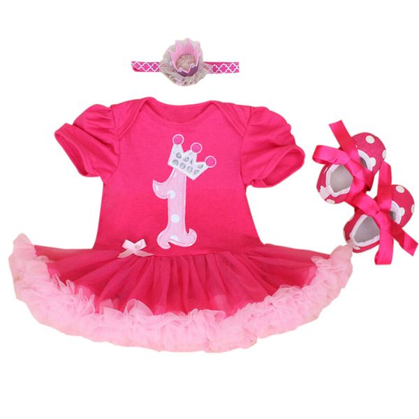 wholesale- baby rompers 3pcs infant clothing set baby girls pink 1st birthday tutu dress jumpersuit headband shoes, Red;yellow
wholesale- baby rompers 3pcs infant clothing set baby girls pink 1st birthday tutu dress jumpersuit headband shoes, Red;yellow