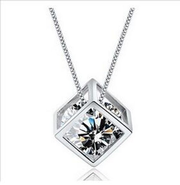 925 silver love cube necklace eight arrows eight heart really zircon stone short chain clavicle chain box chain
925 silver love cube necklace eight arrows eight heart really zircon stone short chain clavicle chain box chain