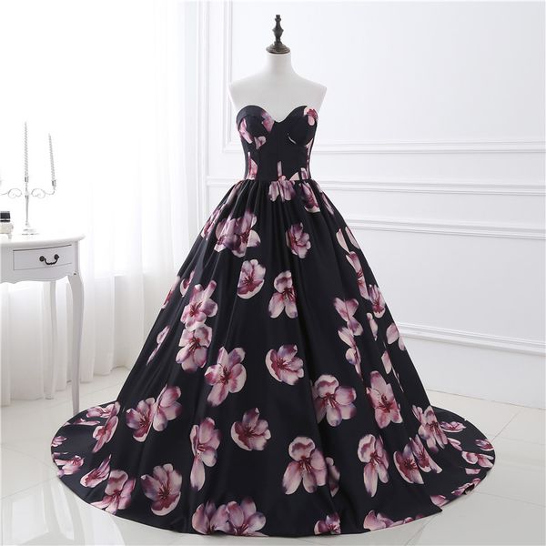 в наличии новые печатные цветы пром платье бальные платья длинные quinceanera платье милая длина пола черные платья партии, Black
в наличии новые печатные цветы пром платье бальные платья длинные quinceanera платье милая длина пола черные платья партии, Black