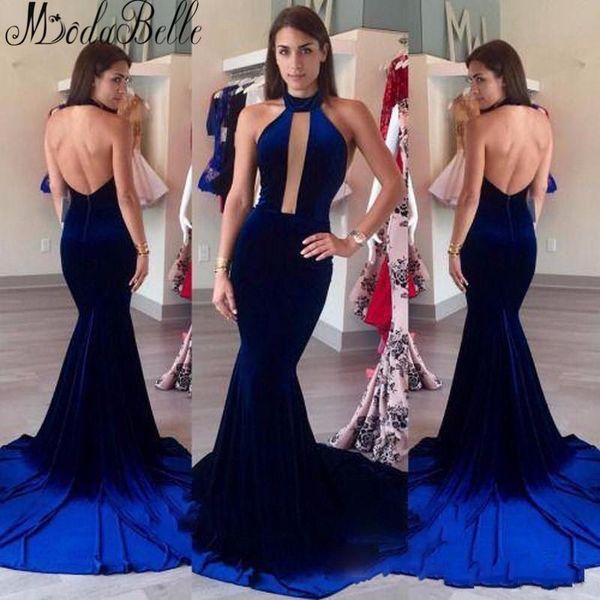 royal blue velvet prom dresses mermaid high keyhole neck backless elegant evening party gowns with sweep train vestidos de fiesta, Black
royal blue velvet prom dresses mermaid high keyhole neck backless elegant evening party gowns with sweep train vestidos de fiesta, Black