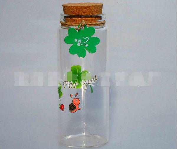 47*120m wishing bottle retro style high borosilicate glass drift bottle four leaf clover can custom contains bottles 150ml creative gift, Golden;white
47*120m wishing bottle retro style high borosilicate glass drift bottle four leaf clover can custom contains bottles 150ml creative gift, Golden;white
