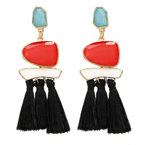 boho tassel earrings for women vintage gemstone long fringe dangle drop colorful earring jewelry xmas gifts hz, Silver
boho tassel earrings for women vintage gemstone long fringe dangle drop colorful earring jewelry xmas gifts hz, Silver