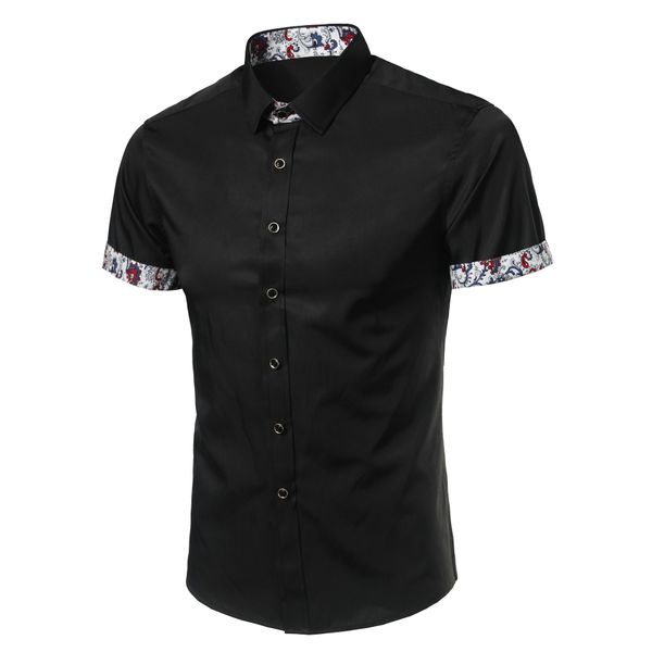 Men Shirt Designer Brand 2017 Male Short Sleeve Shirts Casual Slim Fit Black Dress Shirts Mens Hawaiian M~4XL
Men Shirt Designer Brand 2017 Male Short Sleeve Shirts Casual Slim Fit Black Dress Shirts Mens Hawaiian M~4XL