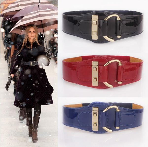 wholesale- 2017 ms wide belts for women leather bright pure color elastic belt woman leather coat of paint belt coat sweater cummerbund, Black;brown
wholesale- 2017 ms wide belts for women leather bright pure color elastic belt woman leather coat of paint belt coat sweater cummerbund, Black;brown