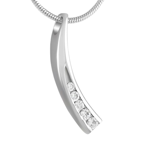 memory crystal stainless steel cremation pendant necklace funeral casket ashes keepsake urn necklace, Silver
memory crystal stainless steel cremation pendant necklace funeral casket ashes keepsake urn necklace, Silver