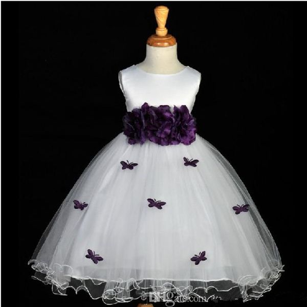 white and purple long flower girl dresses floor length flower butterfly tulle ball gown princess kids party gowns custom made f50, White;blue
white and purple long flower girl dresses floor length flower butterfly tulle ball gown princess kids party gowns custom made f50, White;blue