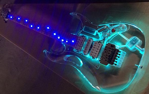 rare 77 acrylic body led light 12 colors changed electric guitar mop abalone vine inlay tremolo bridge locking nut monkey grip maple neck
rare 77 acrylic body led light 12 colors changed electric guitar mop abalone vine inlay tremolo bridge locking nut monkey grip maple neck