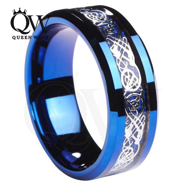 queenwish 6/8mm blue & silver tungsten celtic wedding & engagement rings anniversary rings bridal sets eternity promise rings for couples, Slivery;golden
queenwish 6/8mm blue & silver tungsten celtic wedding & engagement rings anniversary rings bridal sets eternity promise rings for couples, Slivery;golden