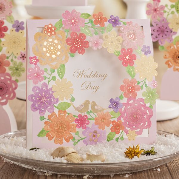 wholesale- laser cut floral design wedding invitation card
wholesale- laser cut floral design wedding invitation card