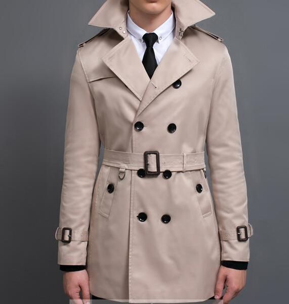 wholesale- s-6xl 2017 spring men new fashion double-breasted trench coat lapel big yards, Tan;black
wholesale- s-6xl 2017 spring men new fashion double-breasted trench coat lapel big yards, Tan;black